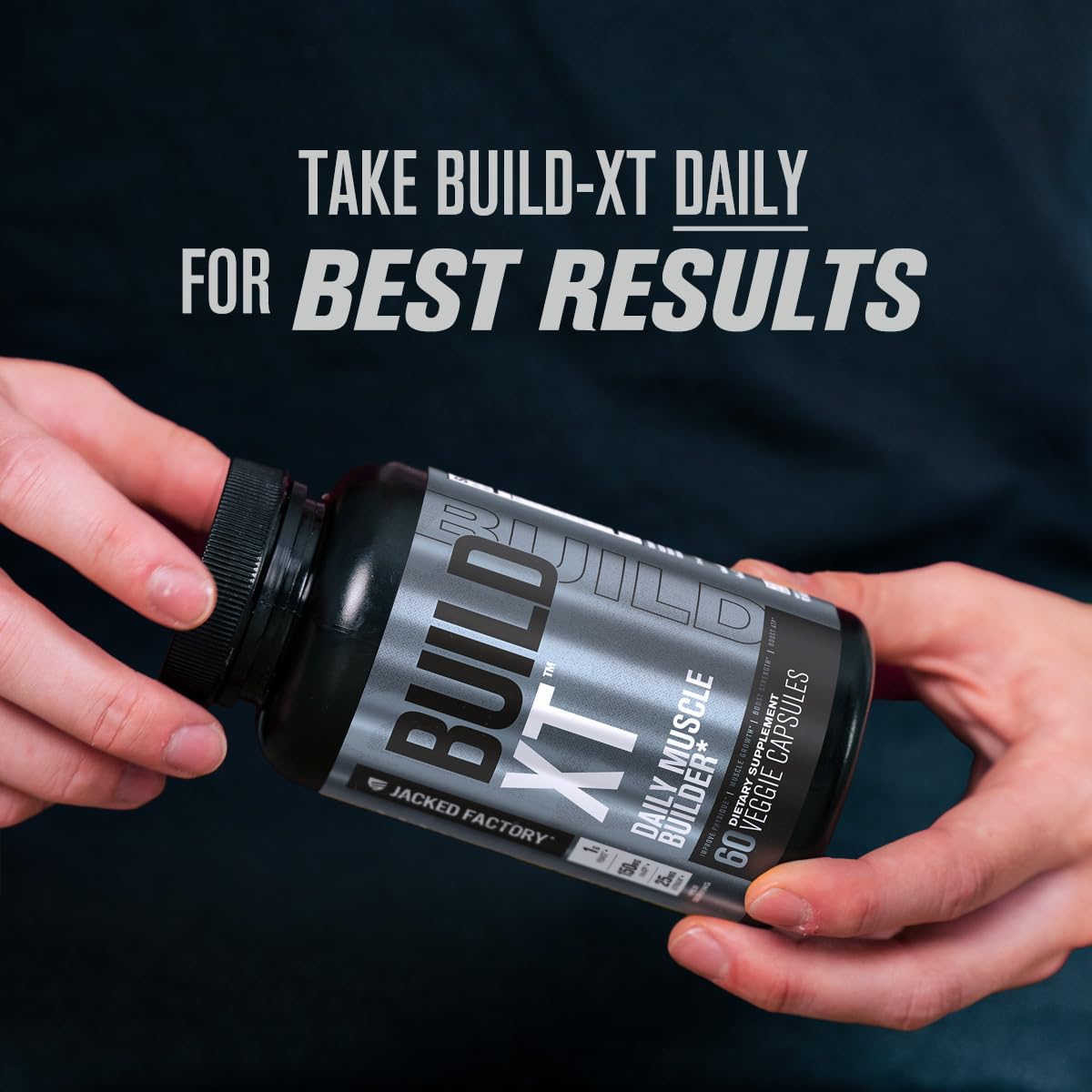 Jacked Factory Muscle Builder Supplement Stack - Build-XT Muscle Builder & N.O. XT Nitric Jacked FactoryAu supplements