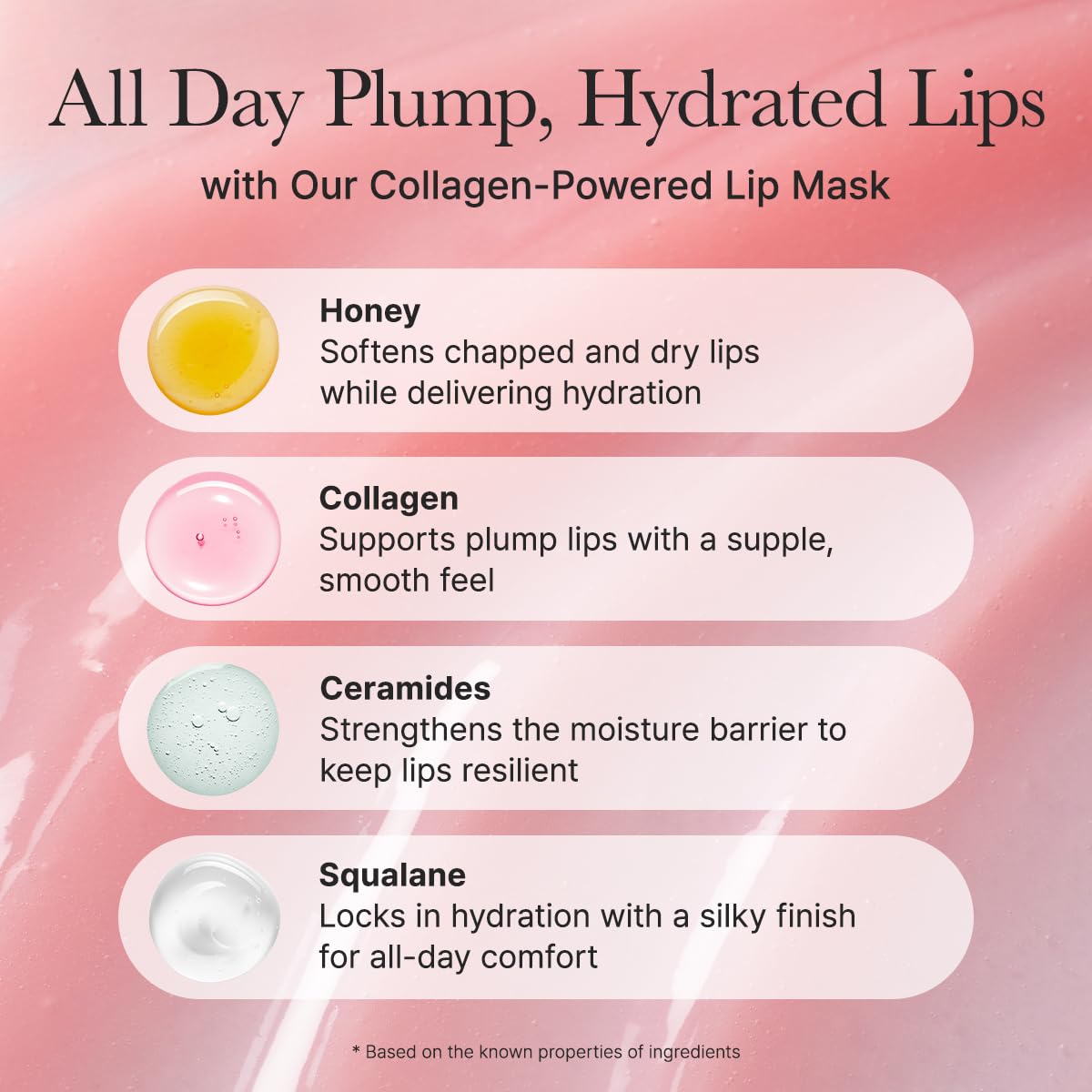 Arencia Honey Glazed Collagen Lip Mask, Overnight Lip Treatment with Collagen and Honey, 0.52 oz ARENCIAAu supplements