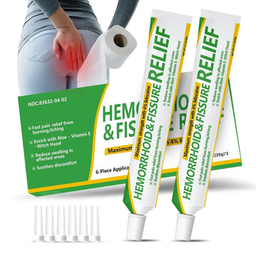Lesdgo Hemorrhoidal Ointment(2 Pack),Hemorrhoid and Fissure Cream Witch Hazel Maximum Strength Pain Relief,for Itching and Swelling LesdgoAu supplements