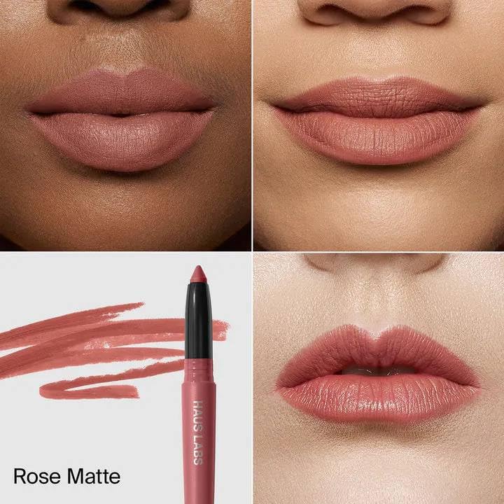HAUS LABS BY LADY GAGA Le Monster Lip Crayon Rose Matte & ENTEL Aloe vera Sheet Masque (BONUS) HAUS LABS BY LADY GAGAAu supplements