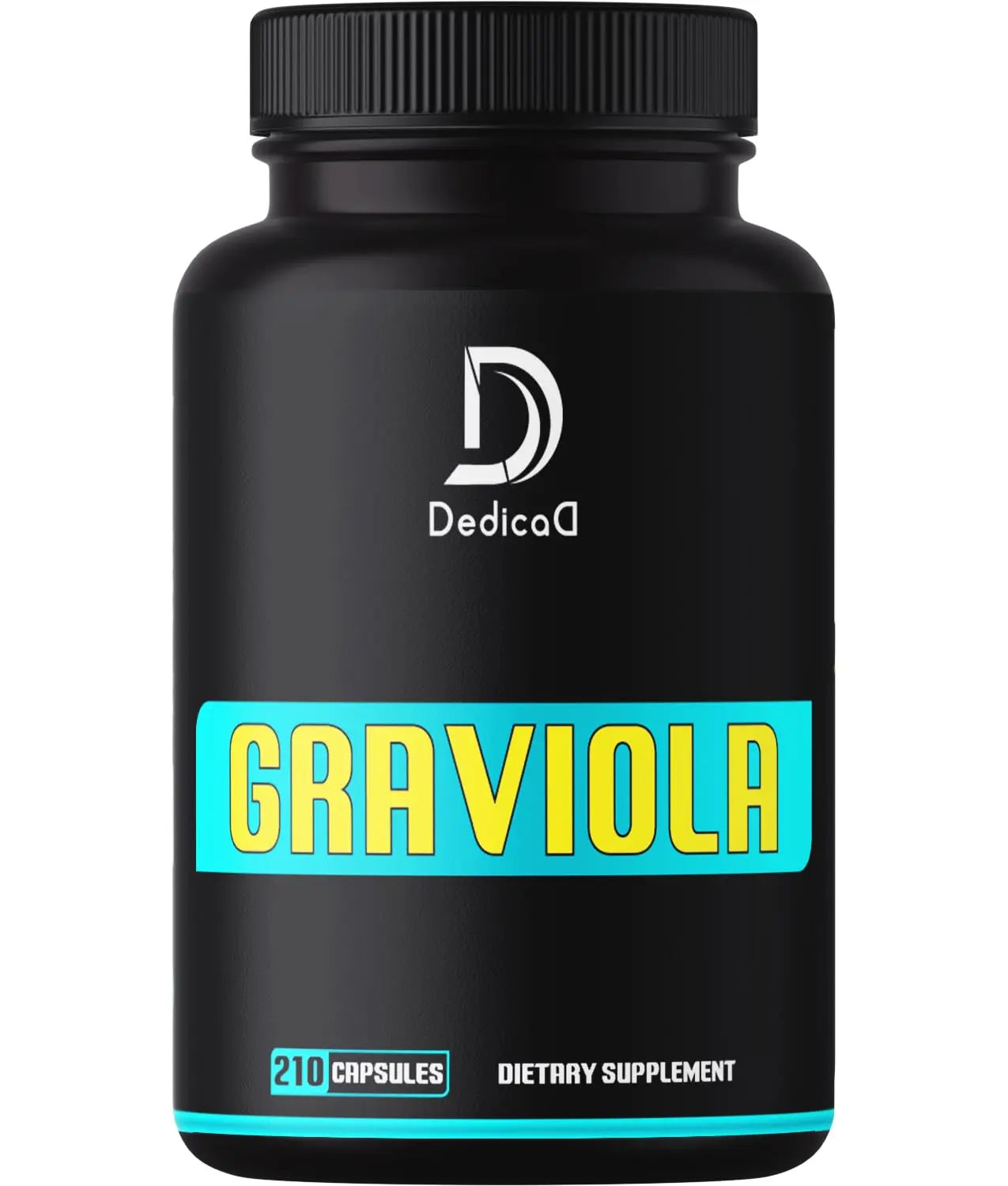Soursop Graviola Leaves Capsules - Soursop Fruit Advanced - 210 Counts for 105 Servings DEDICADAu supplements