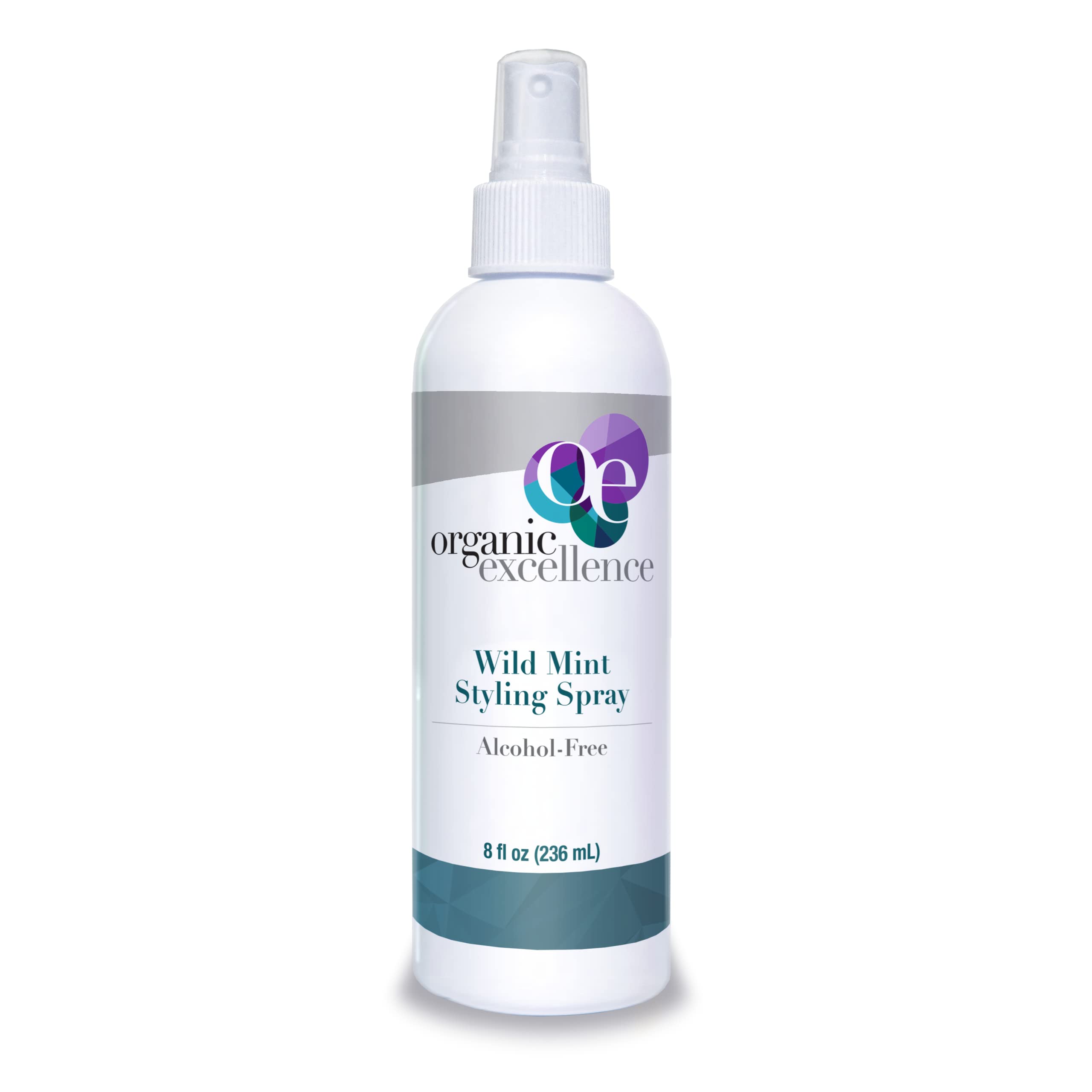 Organic Excellence Wild Mint Styling Spray, Alcohol-Free, pH Neutral, 8 Ounce Organic ExcellenceAu supplements