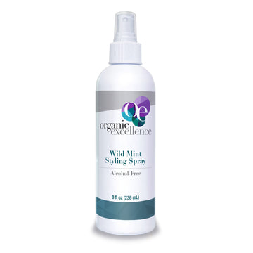 Organic Excellence Wild Mint Styling Spray, Alcohol-Free, pH Neutral, 8 Ounce Organic ExcellenceAu supplements