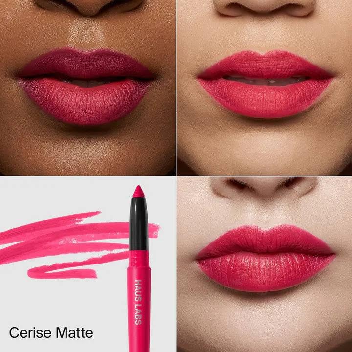 HAUS LABS BY LADY GAGA Le Monster Lip Crayon Cerise Matte & ENTEL Aloe vera Sheet Masque (BONUS) HAUS LABS BY LADY GAGAAu supplements