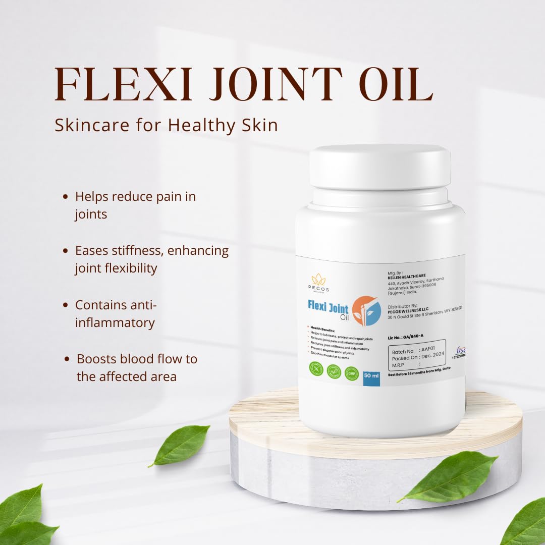 PECOS WELLNESS Flexi Joint Oil, Dietary Supplement PECOS WELLNESSAu supplements
