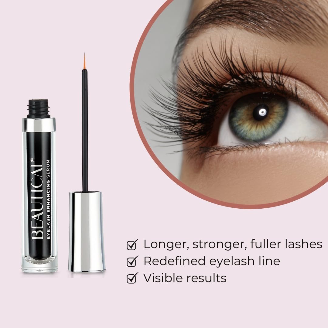 BEAUTICAL Eyelash Serum – Lash Enhancing & Conditioning Formula with Botanical Ingredients for the Appearance of Fuller, Shinier & Healthier-Looking Lashes – Nourishing Lash Care, 3ml BEAUTICALAu supplements