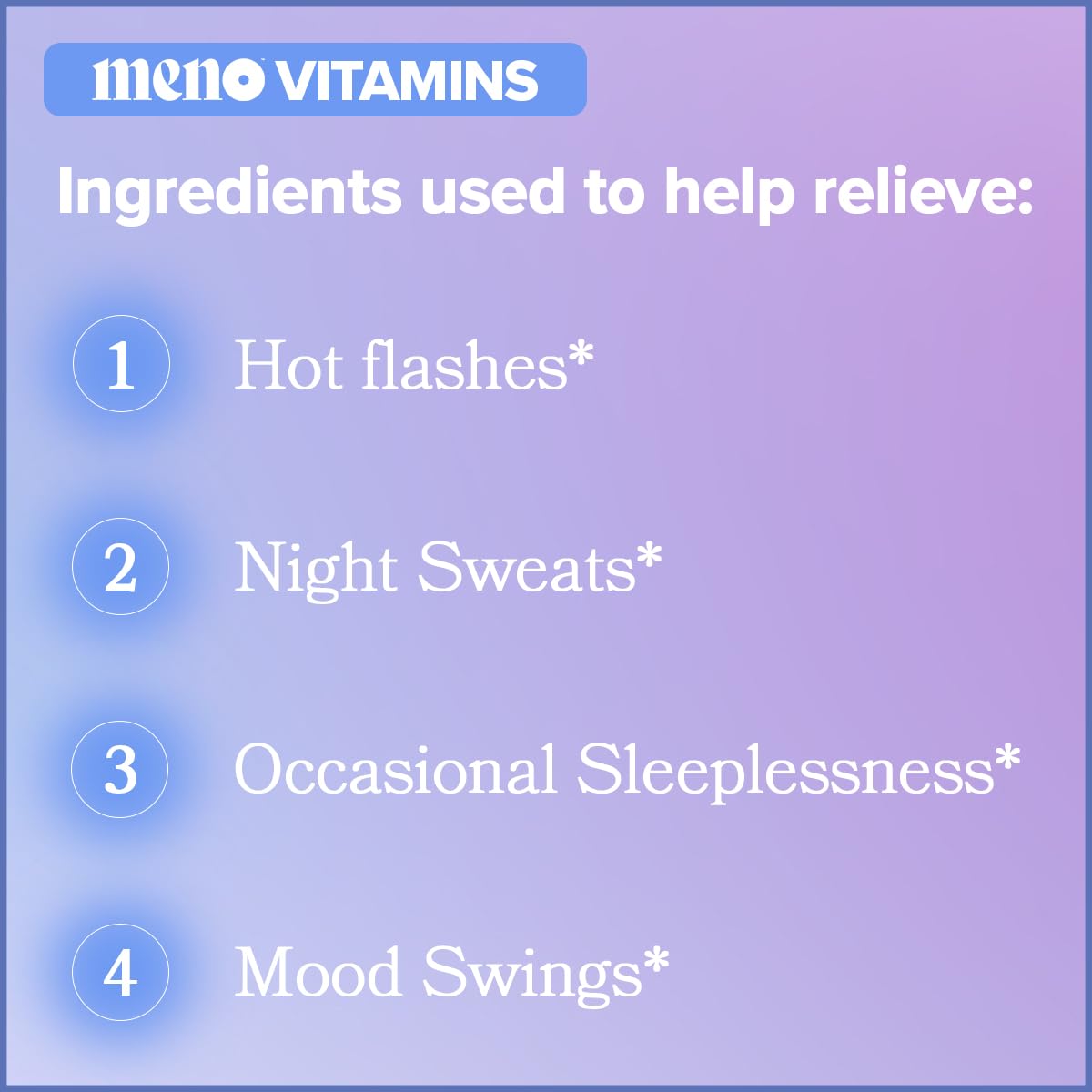 MENO Gummies for Menopause, 30 Servings (Pack of 2) - Hormone-Free Menopause O PositivUS supplements