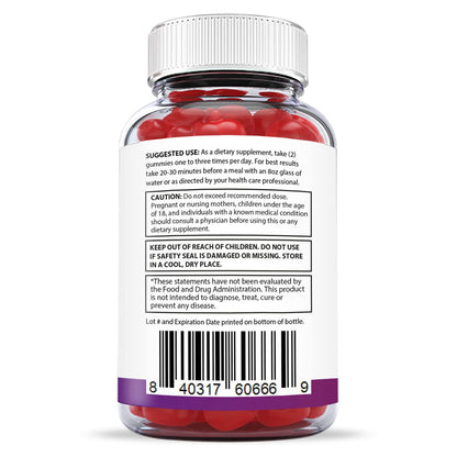 Justified Laboratories (3 Pack) Ketofitastic Keto Gummies 1000MG ACV with Pomegranate Justified LaboratoriesUS supplements