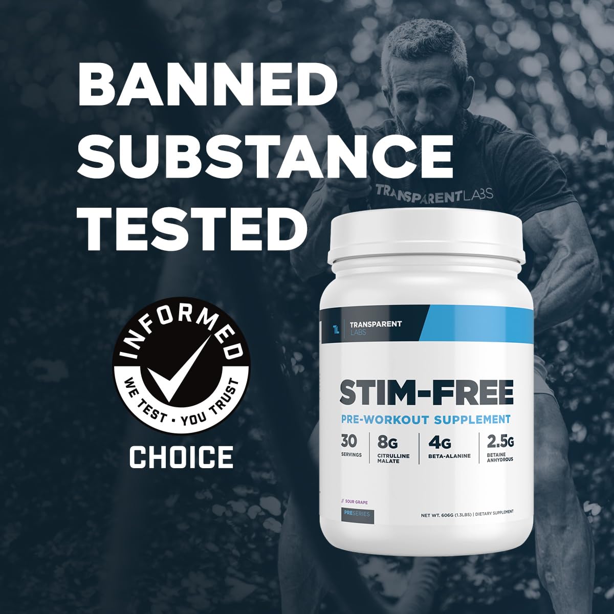 Transparent Labs Stim-Free Pre-Workout - Caffeine & Stim Free Pre Workout Powder Transparent LabsAu supplements