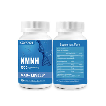 YZQ WAIDE NMNH (Dihydronicotinamide Mononucleotide), 1000mg NMNH Supplement to Boost NAD+ Levels Resveratrol Supplement with Quercetin for Energy, Aging, Non-GMO, Gluten Free, 120 Capsules YZQ WAIDEAu supplements
