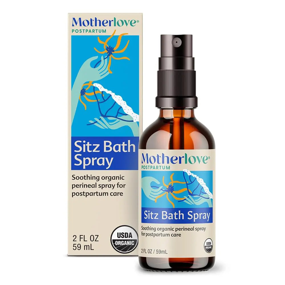 Motherlove Sitz Bath Spray (2 oz) Sitz Bath for Postpartum Care—Herbal Perineal Spray w/Witch Hazel—USDA Organic, Vegan, & Cruelty Free MotherloveAu supplements