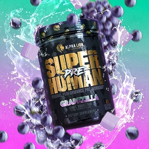 ALPHA LION Superhuman Pre Workout Powder, Beta Alanine, L-Taurine & Tri-Source ALPHA LIONUS supplements
