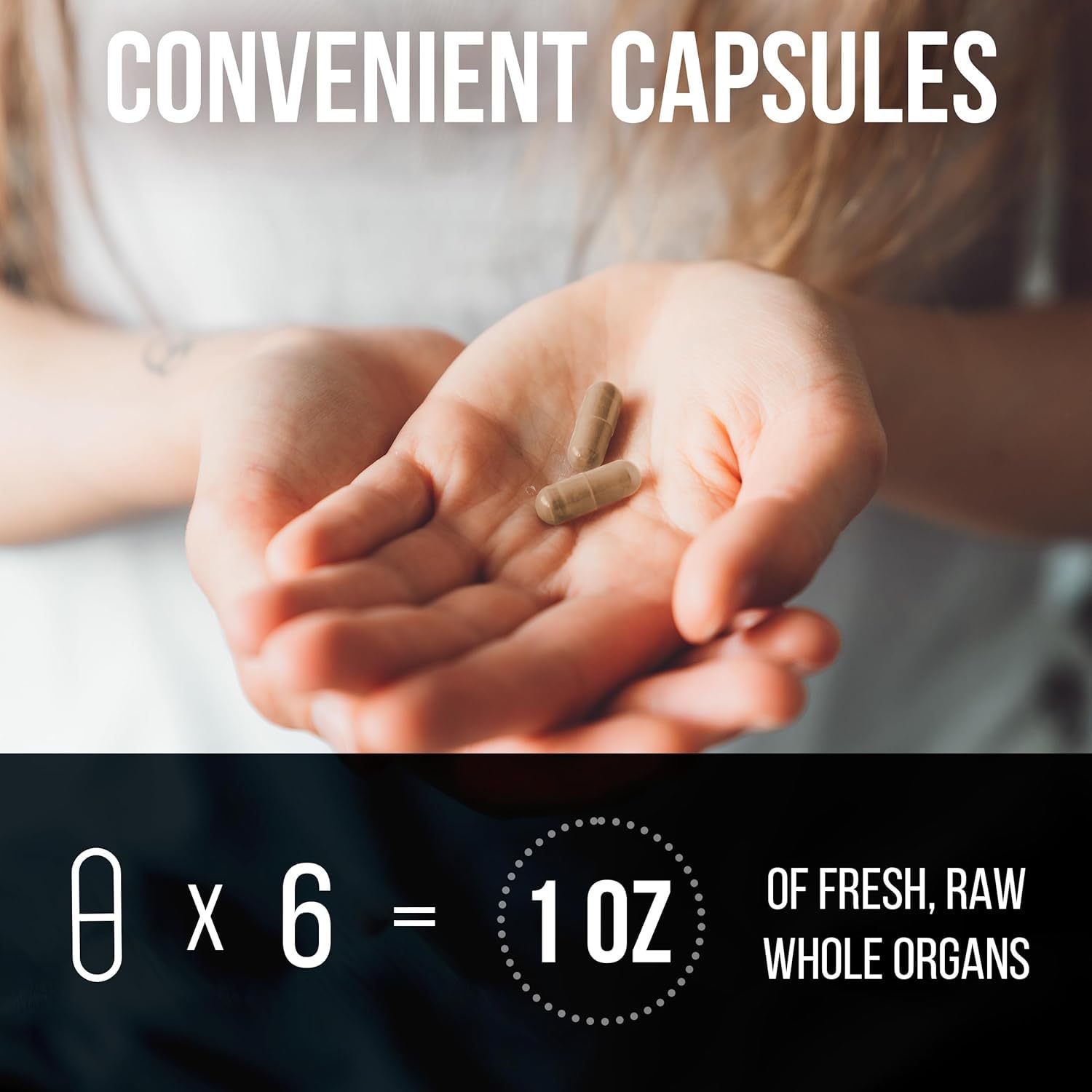 Beef Organ Supplement Grass Fed Complex for Women - 7 Carnivore Meat Proprietary Blend of Beef Liver, Marrow, Brain, Thymus, Spleen, Kidney, Colostrum, Heart, Pancreas, Gallbladder -120 Caps Holistic MethodAu supplements