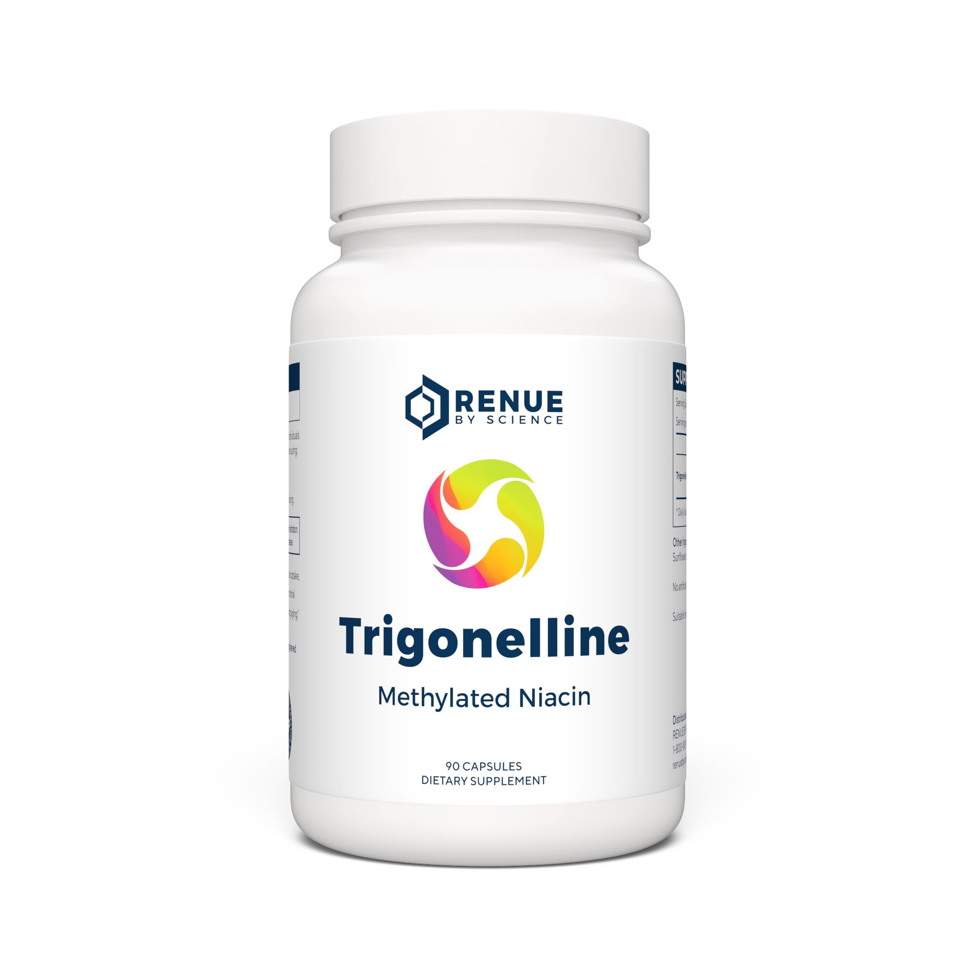 Renue By Science Trigonelline | High Strength Trigonelline TRG Methylated Niacin - 250mg Trigonilline Supplement Capsules | Non-GMO | Made in The USA & Third-Party Tested Renue By ScienceUS supplements