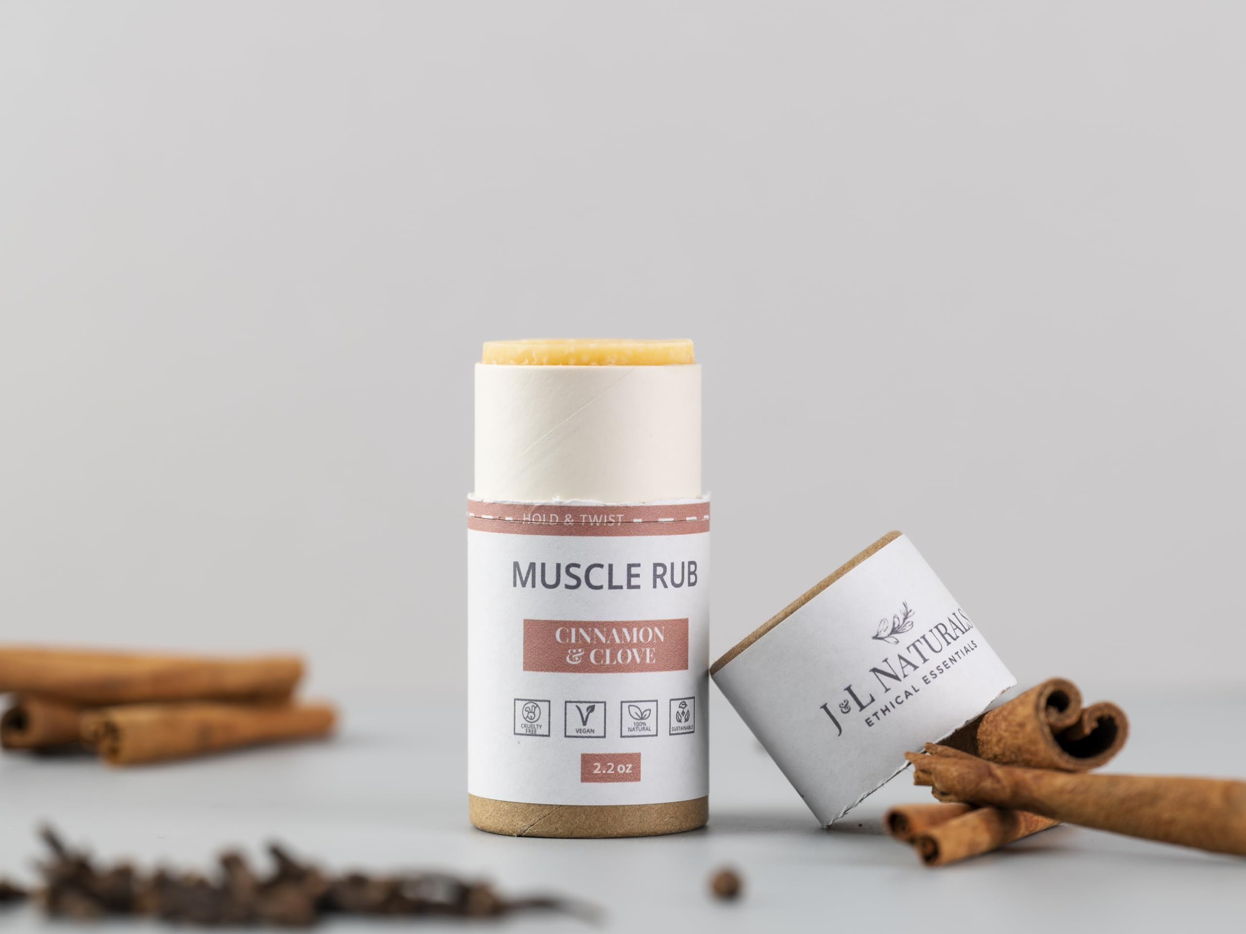 J&L Naturals Muscle Rub | Cream for Achy + Sore Muscles, Joints, Back, Knees, Shoulders | Soothing & Nourishing | Vegan, Sustainable, Cruelty Free, Natural, Made in US (1-Pack) J&L NaturalsAu supplements