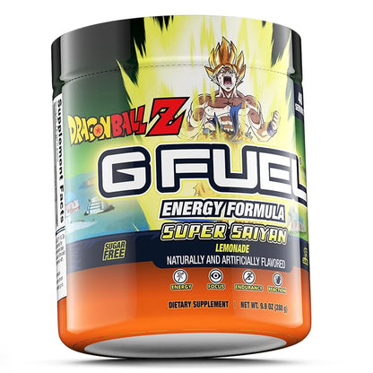 G fuel Dragon Ball Z Energy Powder, Sugar Free, Clean Caffeine Focus Supplement G fuelUS supplements