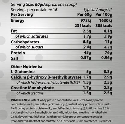 All in One Whey Fuel Your Strength All-in-One Muscle Builder Whey Protein Shake, with 45g Protein Elite GainzUS supplements
