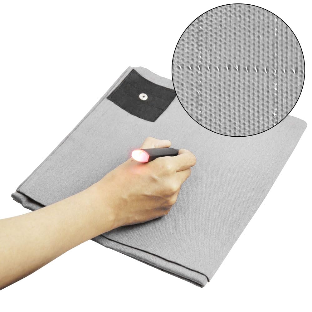 Grounding Pillowcase Silver Fiber Grounding Pillow Case 20 * 30in with Conductive Cord CHIAOCHUTTYAu supplements