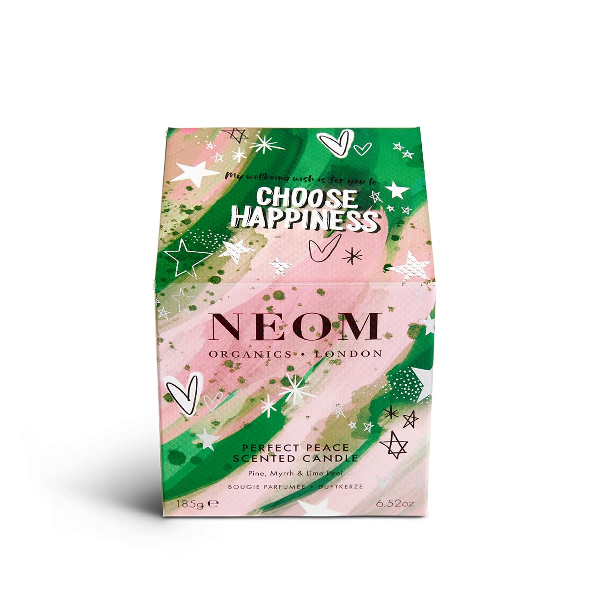 NEOM- Perfect Peace Luxury Scented Candle | Pine, Myrrh & Lime Peel | Christmas Gift… (1 Wick) NeomAu supplements