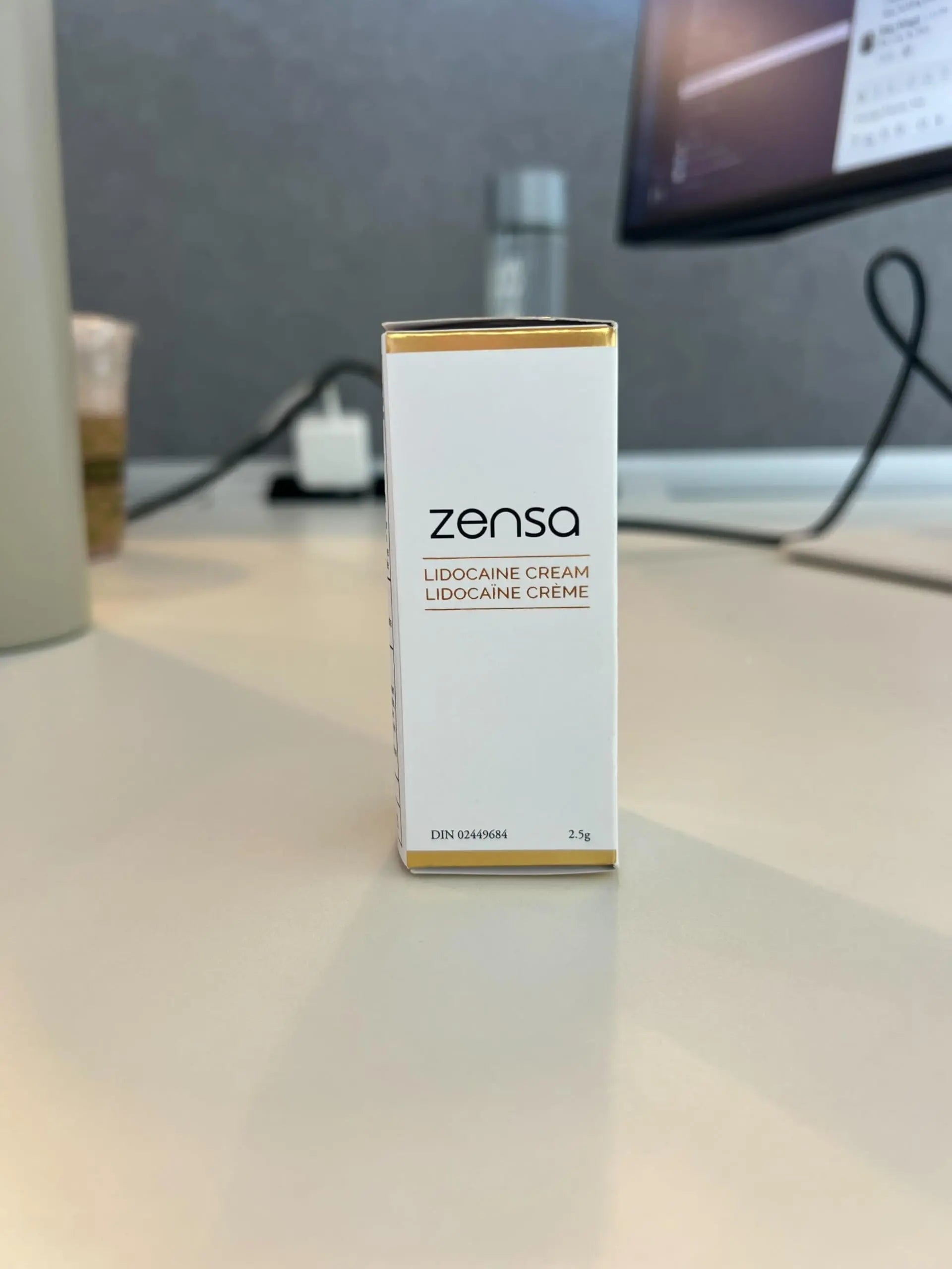 Zensa Numbing Cream 5% Lidocaine – Maximum Strength Topical Anesthetic with Vitamin E for Pain Relief from Hemorrhoids - Vegan & Cruelty-Free, Water-Based, Physiologic pH for Sensitive Skin 2.5 g ZensaAu supplements