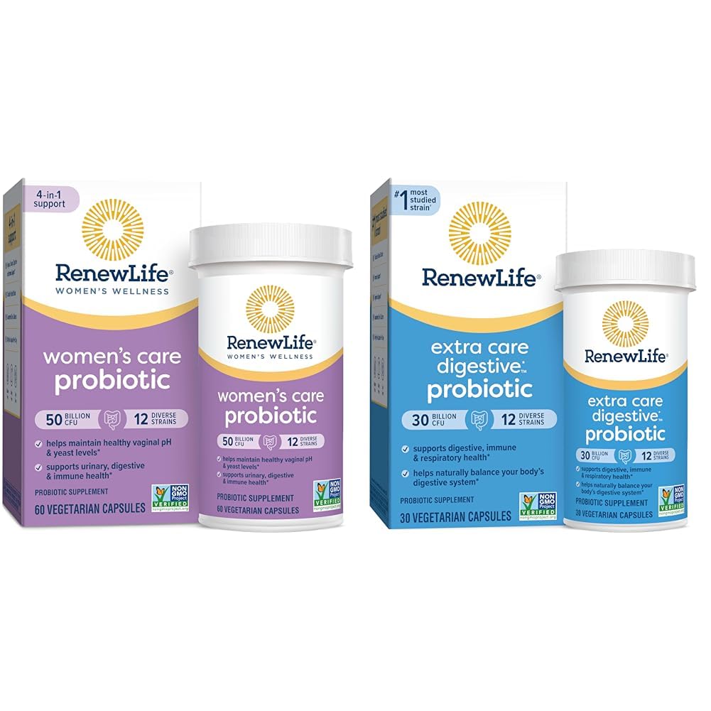 Renew Life Women's Probiotic Capsules, 50 Billion CFU Guaranteed, Supports Vaginal Renew LifeUS supplements