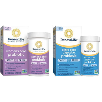 Renew Life Women's Probiotic Capsules, 50 Billion CFU Guaranteed, Supports Vaginal Renew LifeUS supplements
