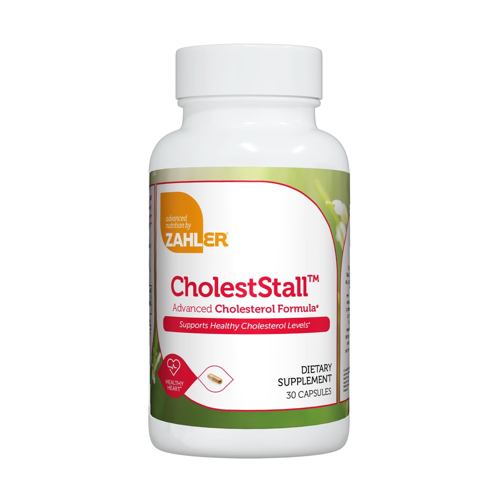 Zahler CholestStall, Cholesterol Support Supplement, Helps Maintain LDL, Certified Kosher, 30 Capsules ZahlerAu supplements