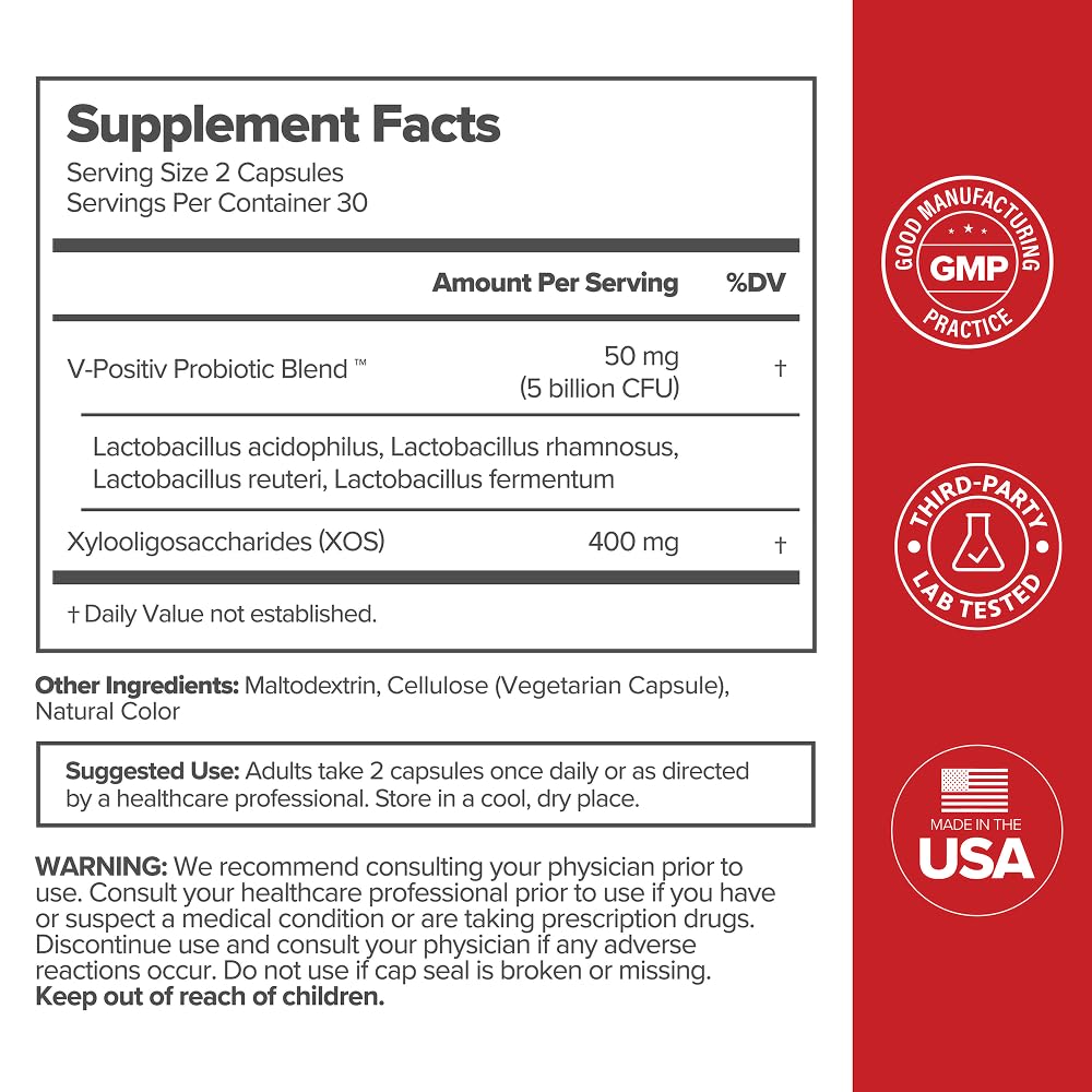O Positiv URO Vaginal Probiotics for Women pH Balance with Prebiotics & Lactobacillus – Vaginal Health Supplement – Promote Healthy Vaginal Odor & Flora, 60 Count (Pack of 1), 1 Month Supply O PositivAu supplements
