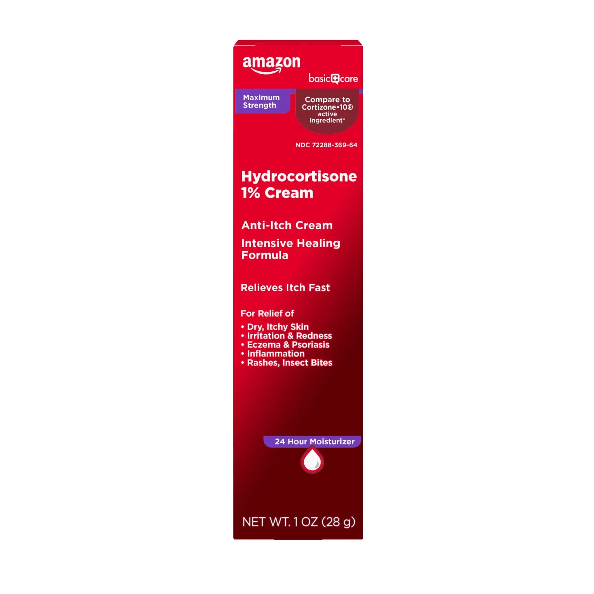 Amazon Basic Care Maximum Strength Anti-Itch Cream, Hydrocortisone 1 Percent Intensive Healing Formula, 1 ounce (Pack of 1) Amazon Basic CareAu supplements