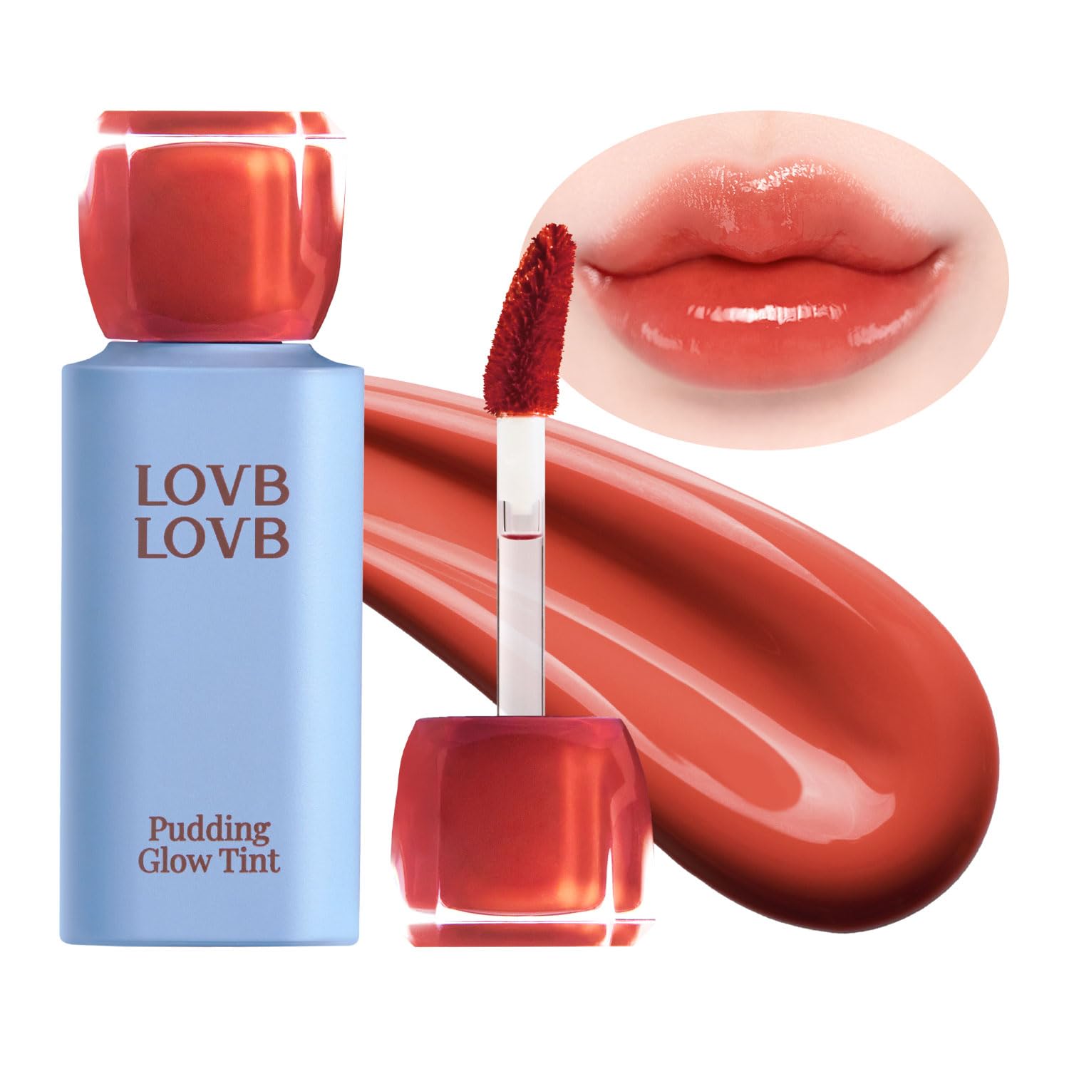 LOVB LOVB Pudding Glow Korean Lip Tint | Natural Lip Stain | Gloss to Stain | Long-Lasting & Non-Sticky | Lightweight Lip Tint | 0.14 oz. (04 SUNSET BEIGE) LOVB LOVBAu supplements