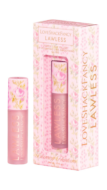 Lawless Women's x LoveShackFancy Forget The Filler Lip Plumping Gloss, Blooming Heirloom, Pink, 0.11 Ounce LawlessAu supplements