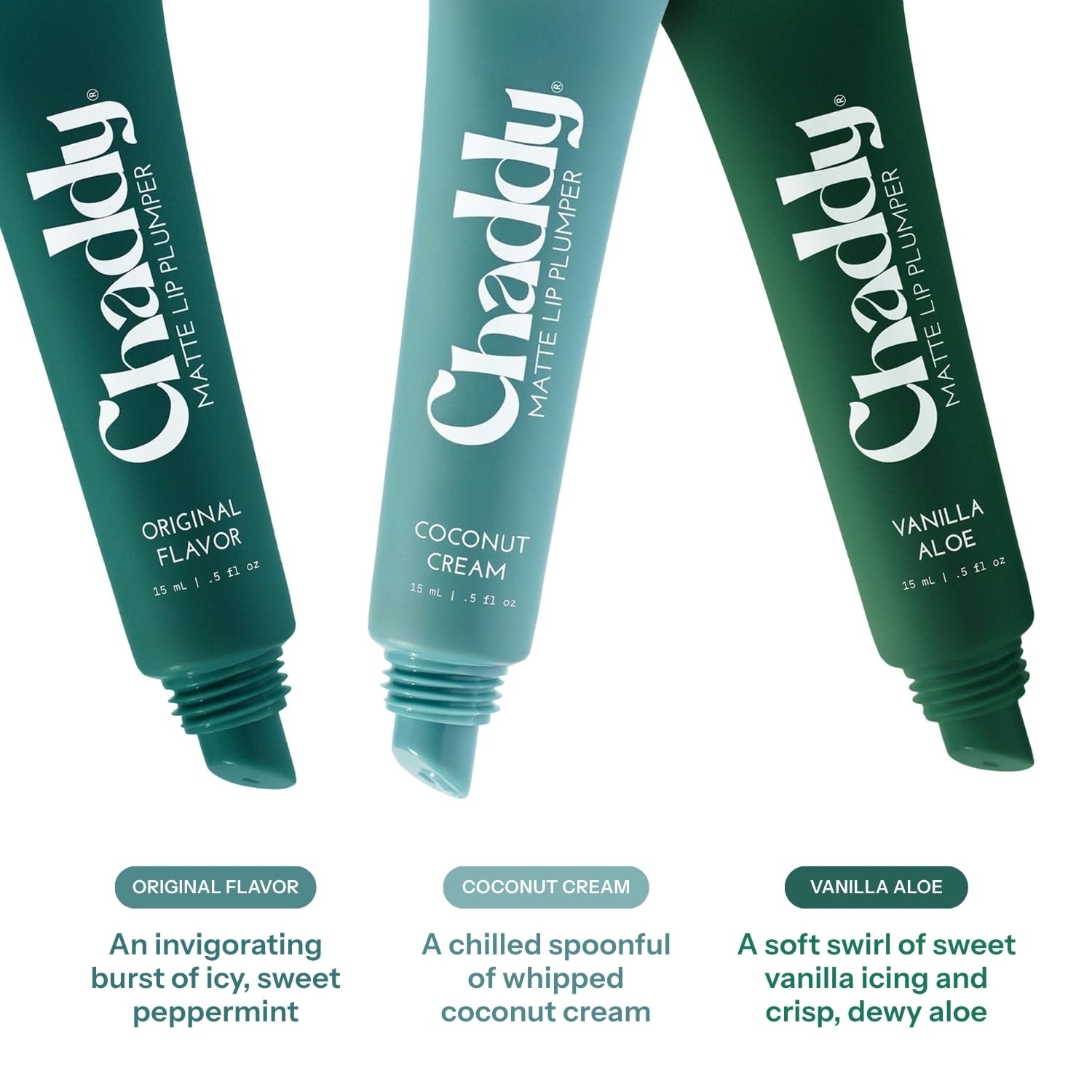 Chaddy Matte Lip Plumper - Hydrating Lip Plumper with Hyaluronic Acid | Plumping Lip, Natural Lip Care and Enhancer - 0.5 fl.oz (Original Flavor) ChaddyAu supplements