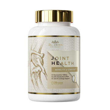DR. CROWN Joints Health Suppplement, Glucosamine Chondroitin MSM - Joint Support Supplement for Women and Men with Turmeric, MSM &Boswellia, for Cartilage, Joint Health and Flexibility - 120 Capsules DR. CROWNAu supplements