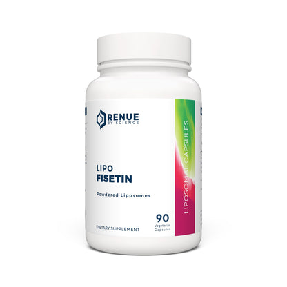 Renue By Science Fisetin | 90 Liposomal Fisetin Supplements - 150mg Fisetin per Serving | Senolytic Supplements | Bioavailable Formula for Increased Absorption | Non-GMO & Made in The USA Renue By ScienceUS supplements