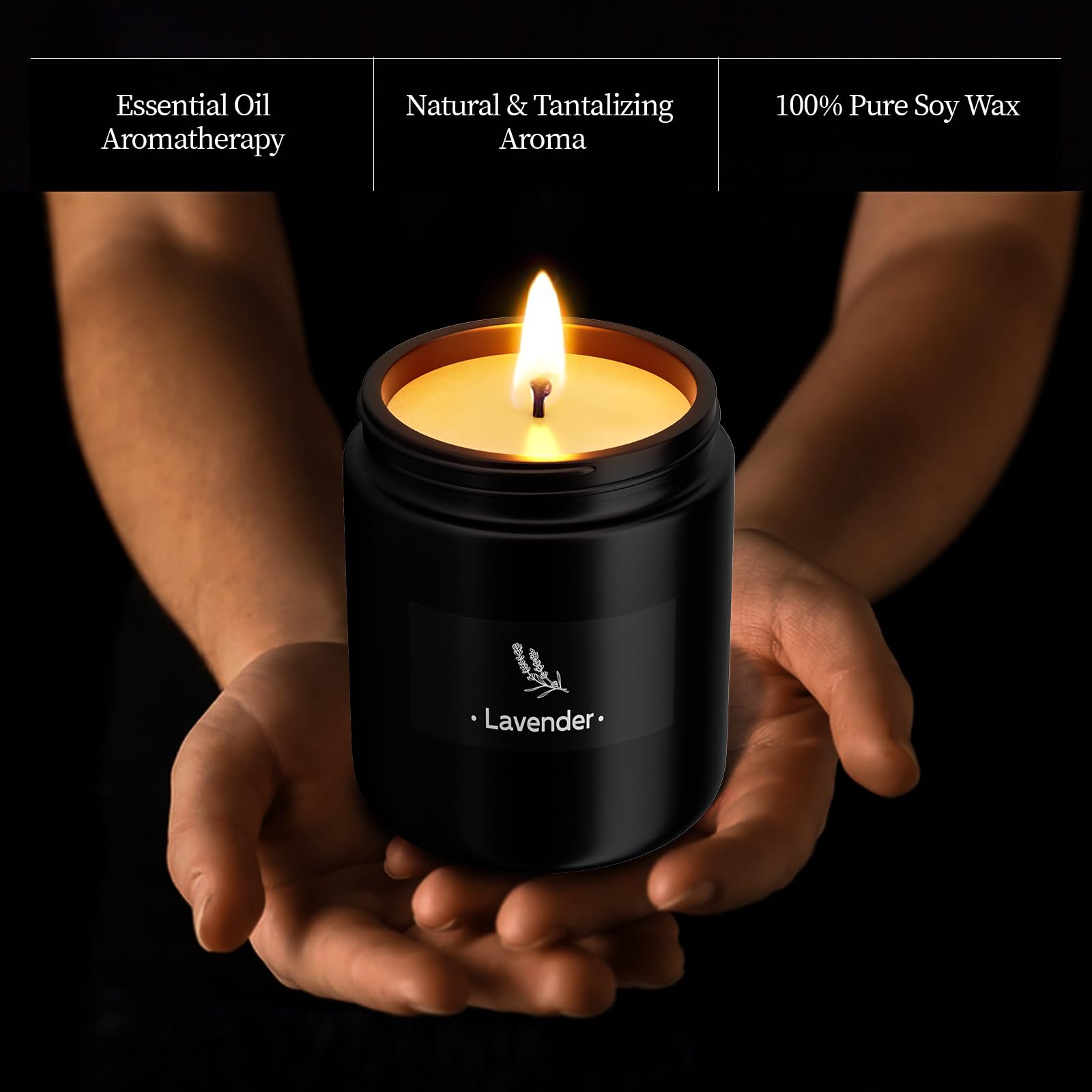 2 Pack Scented Candles for Home Scented, Strong Fragranced Aromatherapy Candles - 6 Oz TranquilBlissAu supplements