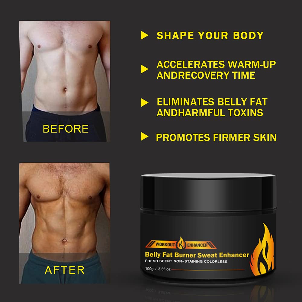 Hot Cream 2Pack, Fat Burning Cream for Belly, Natural Sweat Workout Enhancer Gel QIUBITEUS supplements