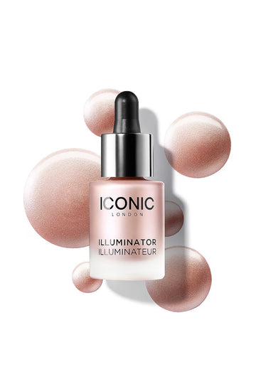 ICONIC LONDON Illuminator - Liquid Highlighting Drops for a Radiant Glow, Cruelty-Free, Vegan Makeup, Shine (Pink Pearl) 0.45 Fl oz ICONIC LONDONAu supplements