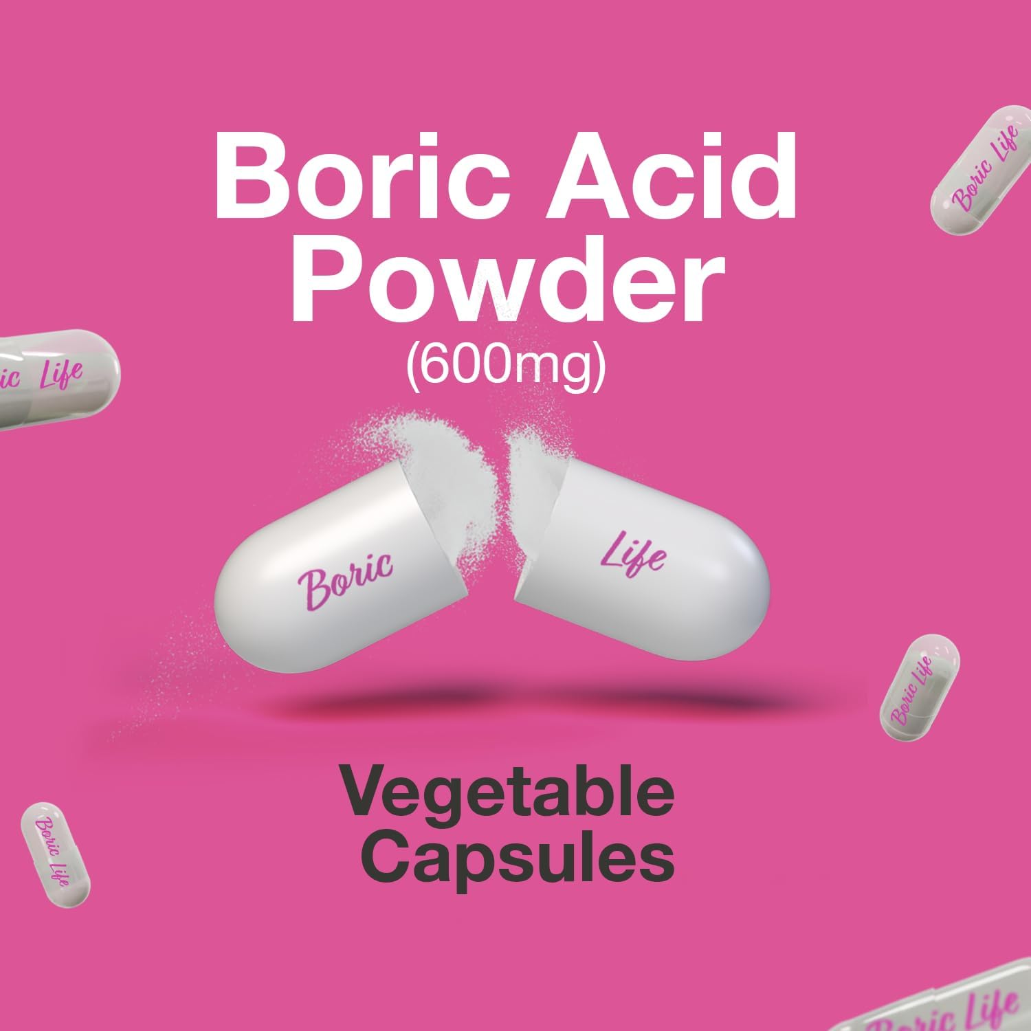 NutraBlast Boric Acid Suppositories - 100% Pure Made in USA - Boric Life Intimate Health Support (30 Count) NutraBlastUS supplements