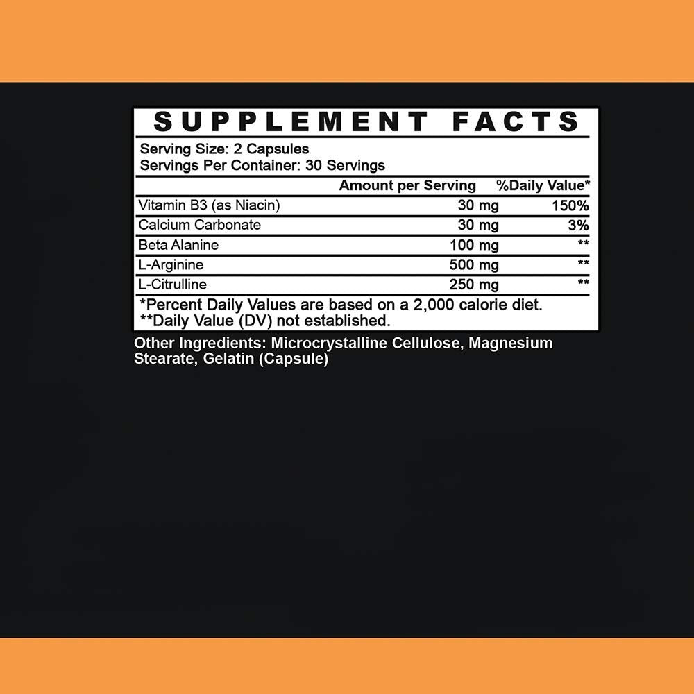 Angry Supplements Monster Girl N.O. Women’s Nitric Oxide Booster Capsules, Boost Energy Angry SupplementsAu supplements