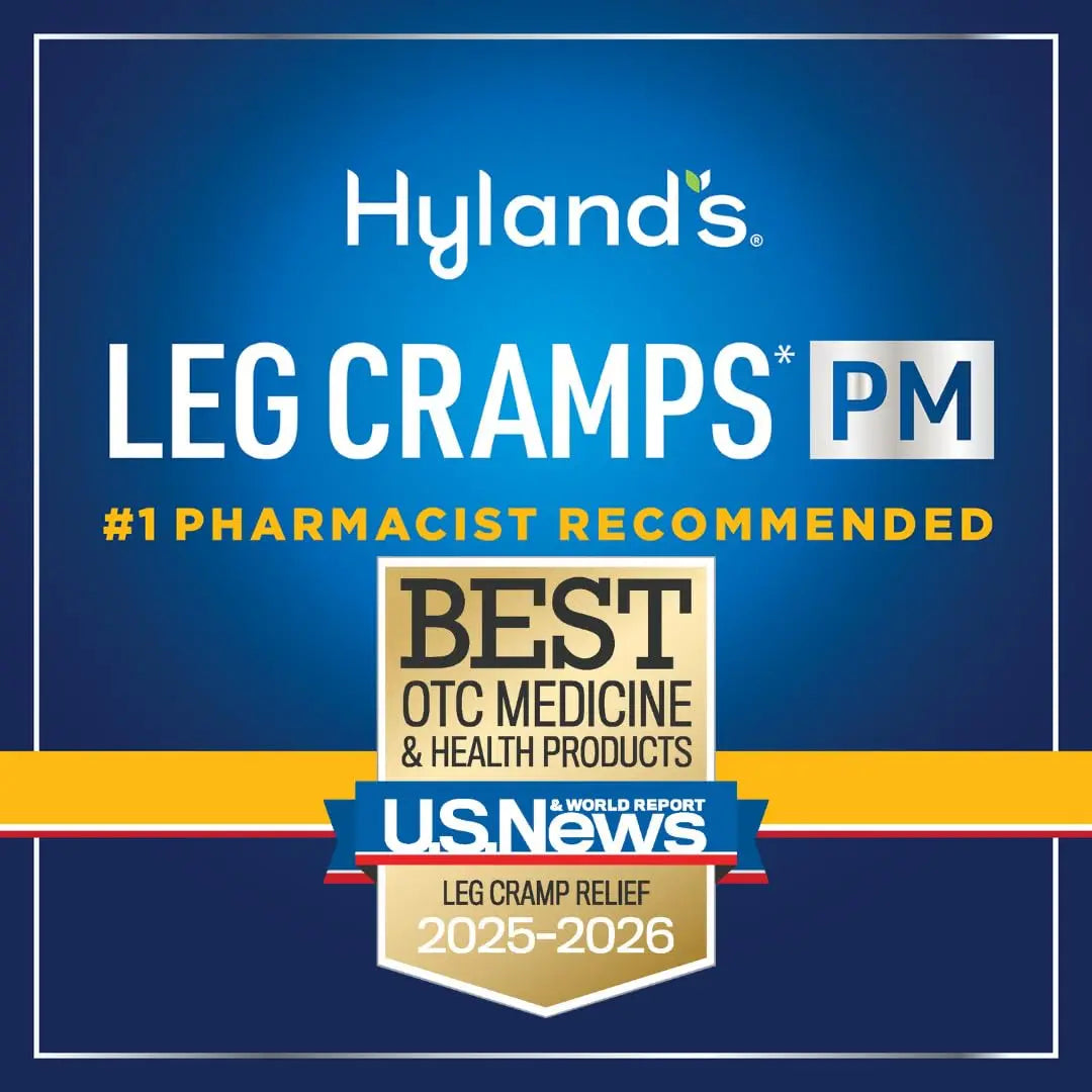 Hyland's Leg Cramps PM, Relief of Nighttime Leg, Calf, and Foot Cramps, 50 Quick-Dissolving Tablets 2-Pack (100 Total) Hyland'sAu supplements