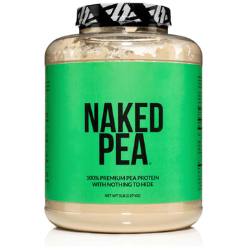 NAKED Pea - 5LB 100% Pea Protein Powder from North American Farms - Unflavored NAKEDUS supplements