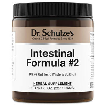 Dr. Schulze's Intestinal Formula #2 - Cleansing Supplement for Colon Health Support - Supports Daily Elimination - Plant-Based Herbal Supplement - Gluten-Free & Vegan - 8 oz Dr. Schulze'sAu supplements