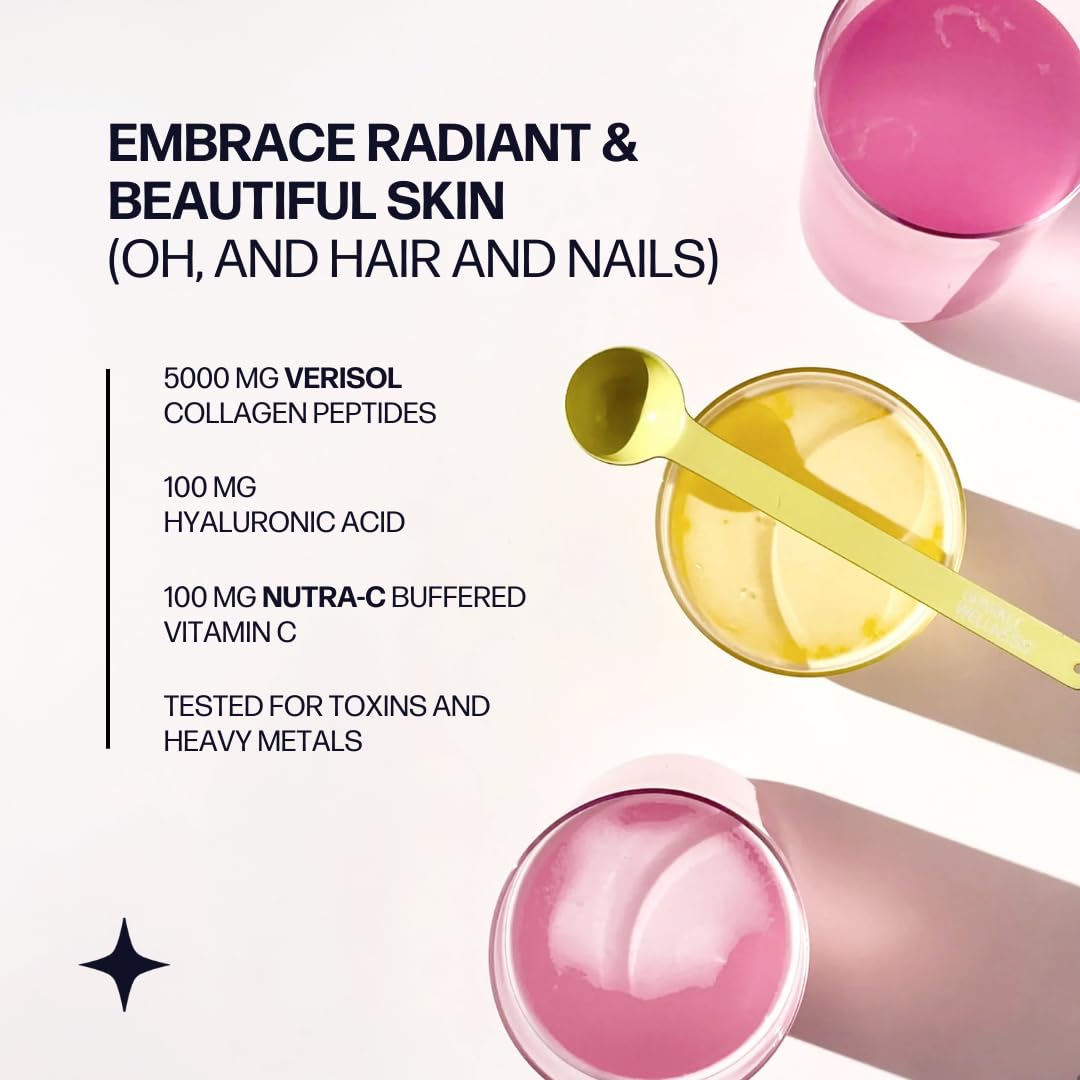 Sparkle Wellness VERISOL Bioactive Hydrolyzed Collagen Peptides | Collagen Powder Supplement with Vitamin C & Hyaluronic Acid for Hair, Skin, and Nail Health | Skin Boost Plus (No Flavor) [30-Serves] Sparkle WellnessAu supplements
