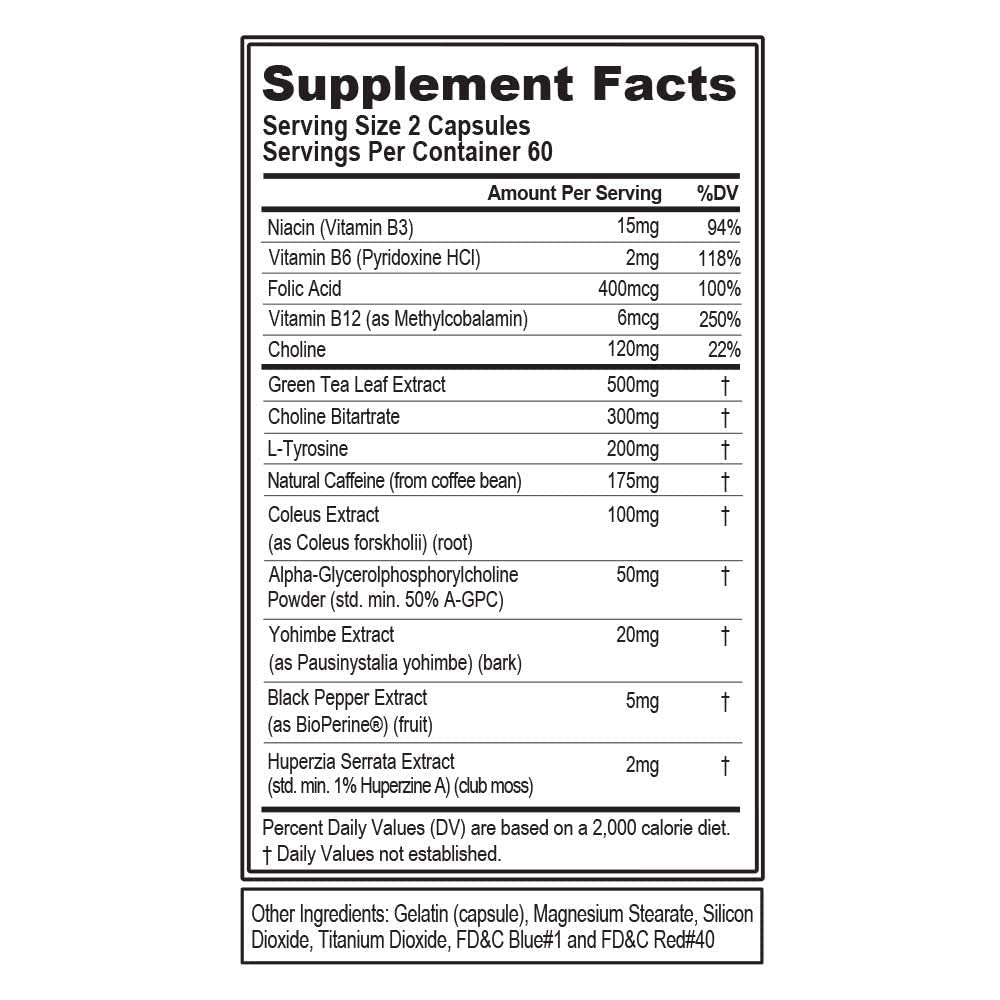 EVL Thermogenic Fat Burner Support - Fast Acting Weight Loss Energy and Appetite EvlutionUS supplements