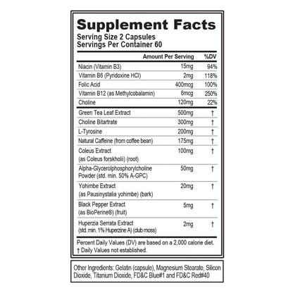 EVL Thermogenic Fat Burner Support - Fast Acting Weight Loss Energy and Appetite EvlutionUS supplements