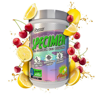 Glaxon Specimen High Stimulant Pre Workout Powder, Preworkout with 300mg Caffeine GlaxonUS supplements