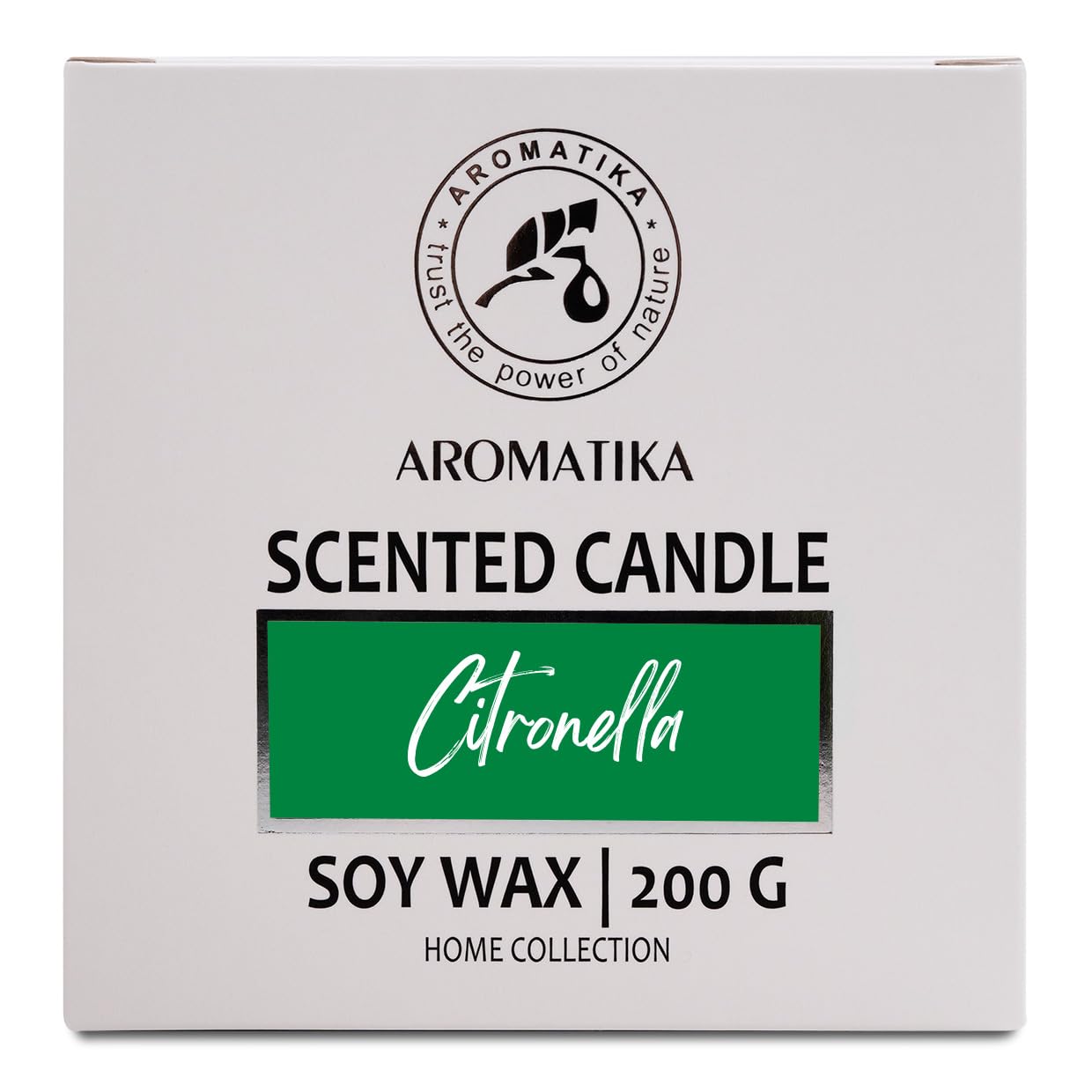 Scented Candle Citronella 200g - Aromatherapy Candle - Soy Wax Candles for Home Scented AROMATIKAAu supplements