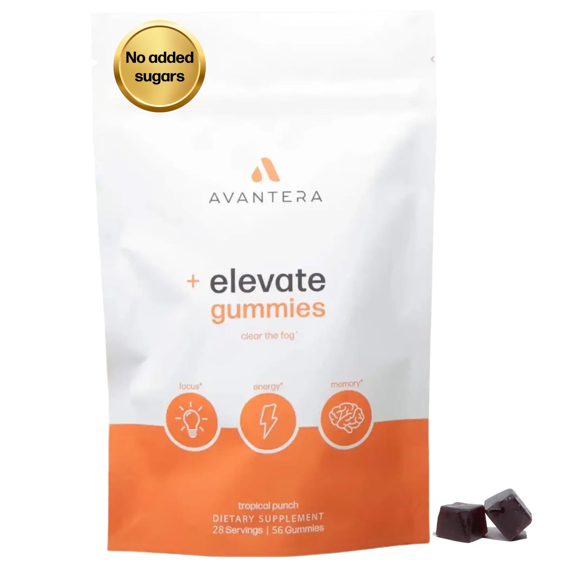 Avantera Elevate Gummies Premium Nootropic Supplement - Beat Brain Fog - Best Focus Supplements for Memory & Focus Support - Energy Without Crash - 60 Gummies for Women & Men AvanteraAu supplements