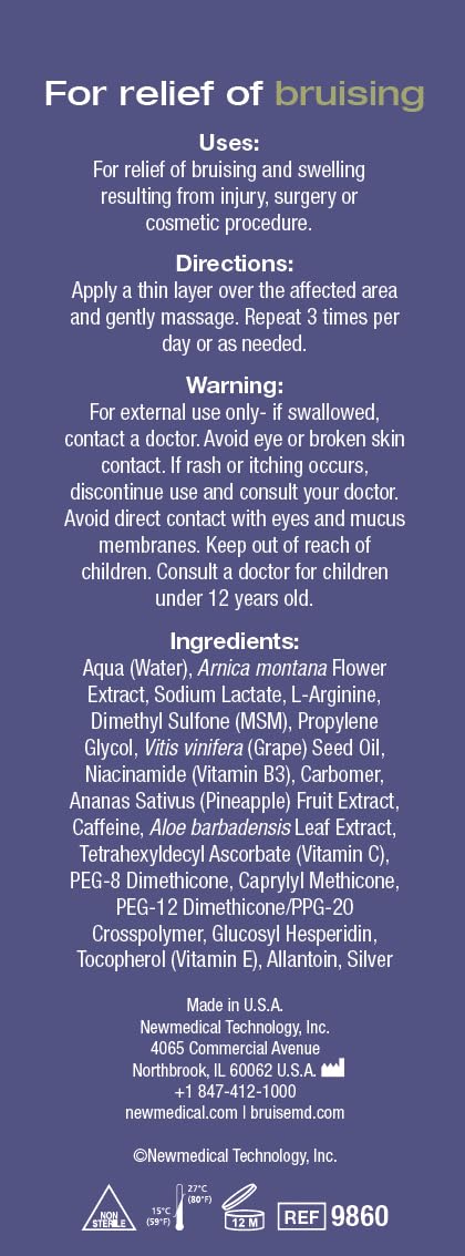 BruiseMD Topical Gel for Bruising and Swelling, 20% Arnica, Bromelain, Caffeine, Advanced Concentrated Bruise Treatment Formula, 60g (2 fl oz) BruiseMDAu supplements