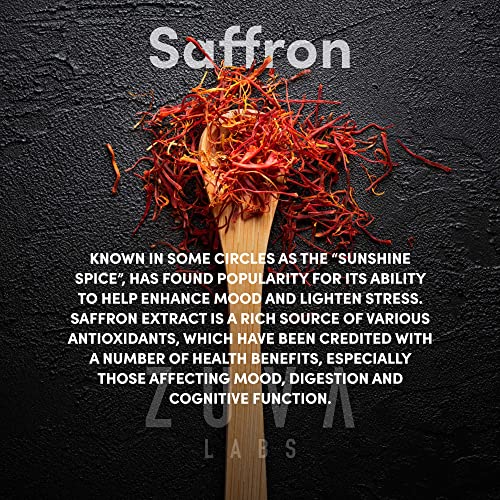 Saffron Supplements - 100% Pure Saffron Extract Mood Enhancer for Women and Men ZuvaLabsAu supplements
